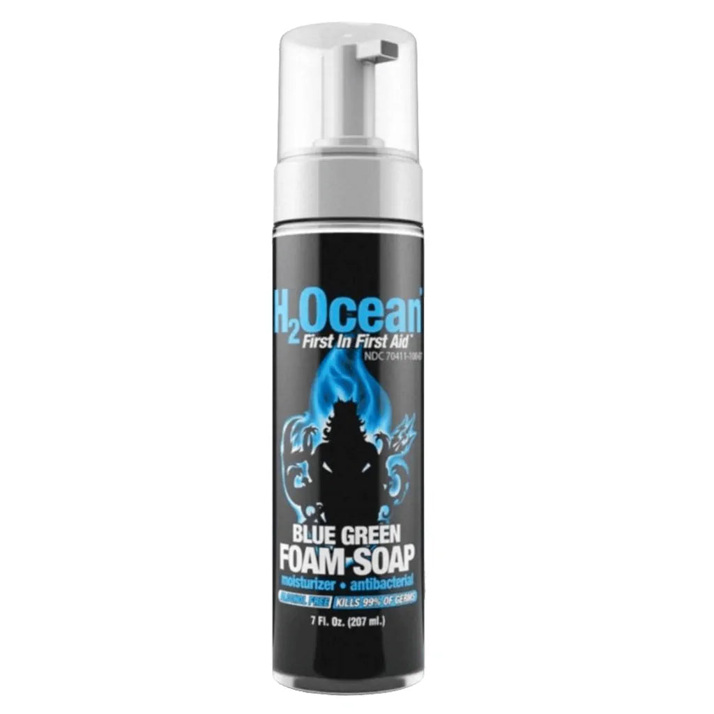 H2Ocean Blue Green Foam Soap For Tattoo Healing – SD Tattoo Supply